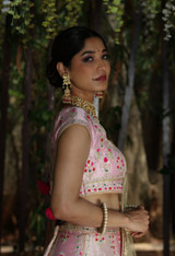 Pink Panelled Gota LehengaIMG_0405 copy